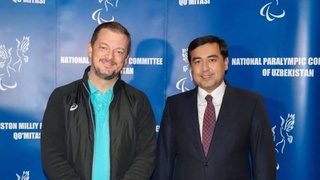 Президент Международного Паралимпийского комитета Эндрю Парсонс прибыл в Узбекистан