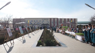 В Кызылтепинском районе Навоийской области отметили 100-летие школы, в которой учились пять будущих хокимов