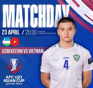 Олимпийцы Узбекистана сегодня играют с Вьетнамом