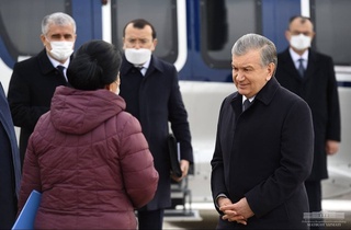 President visits Bukhara’s Alat district