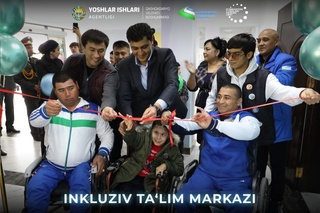 Қаршида инклюзив таълим маркази фаолият бошлади
