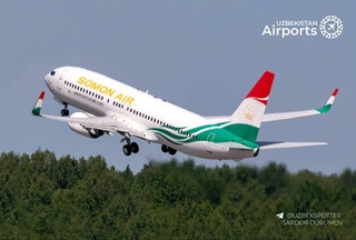 Somon Air increases the frequency of flights from Dushanbe to Tashkent