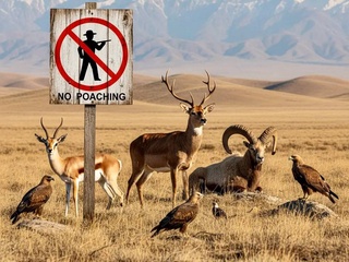 В Узбекистане ноябрь объявлен месяцем борьбы с браконьерством