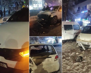 Пойтахтда 17 та автотранспорт иштирокида ЙТҲ содир бўлди