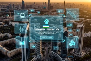 Tashkent was included in the list of cities with "potential for development" in the smart cities rating