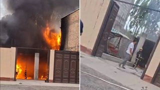 Андижонда автомобиль устахонасида ёнғин чиқди