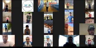 Ўзбек боксчилари машғулотларни масофадан олиб боришмоқда