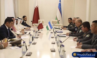 Министр обороны Узбекистана принял военную делегацию Катара