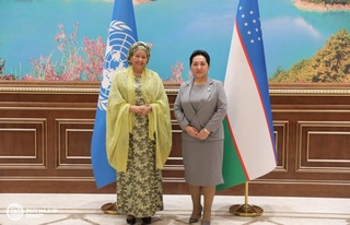 The President of the Senate received the First Deputy Secretary General of the United Nations