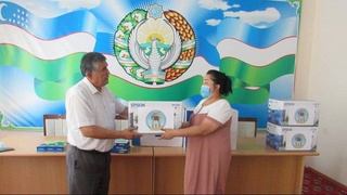 Махаллям города Зарафшана передали оргтехнику