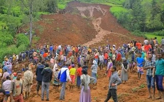 Эфиопияда юз берган ер кўчкиси оқибатида 55 киши ҳаётдан кўз юмди