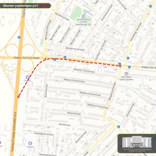 Toshkentdagi Keles yo‘li ta’mirlash ishlari sabab qisman yopiladi