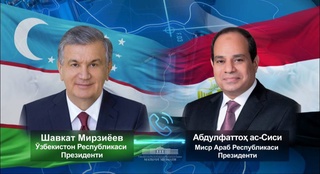 Uzbekistan and Egypt leaders note the importance of full-scale implementation of the agreements reached