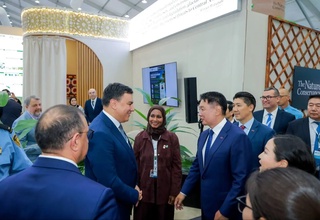 Мўғулистон Президенти Ўзбекистон Миллий павилёнига ташриф буюрди