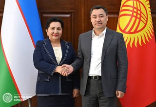 Председатель Сената Олий Мажлиса встретилась с Президентом Кыргызской Республики