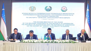 Дар Тошканд нишасти дуюми вазирони энергетикаи Ӯзбекистон, Озарбойҷон ва Қазоқистон баргузор шуд