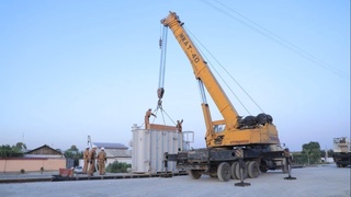 Фарғона шаҳридаги 1975 йилда ўрнатилган 16000 кВА қувватдаги трансформатор янгиланмоқда