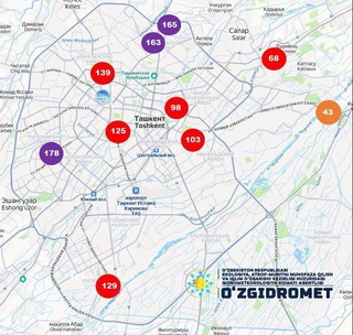 Decrease in air pollution is noted in Tashkent