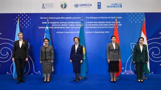 The delegation of Uzbekistan, headed by the Chairman of the Senate, took part in the Dialogue of Women Leaders of Central Asia held in Astana
