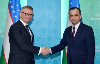 Ғайрат Фозилов Финляндия Элчисини қабул қилди