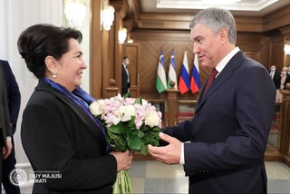 Сенат Раиси Россия Федерацияси Федерал Мажлиси Давлат Думаси Раиси В. Володин билан учрашди