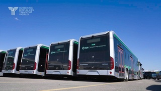 Ўзбекистонга Хитойдан электробусларнинг навбатдаги партияси олиб келинмоқда