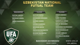 Сборная Узбекистана по футзалу сыграет с Ираком в Ташкенте