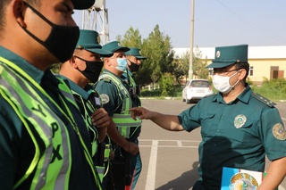 YPX xodimlari saf ko'rigidan o'tkazildi