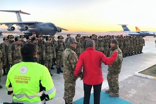 Түркияға 71 адамнан құралған қосымша іздеу-құтқару және медициналық  қызметкерлер тобы барды