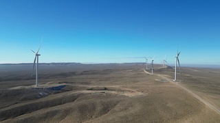 В Бухарской области на двух строящихся ветряных электростанциях установлены 73 турбины