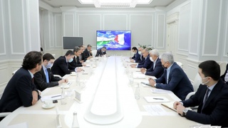 Хоким города Ташкента встретился с вице-президентом компании «SUEZ»