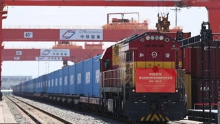 2025-жылы дәслепки "Қытай-Европа" жүк поезды Сианнан Ташкентке жол алды