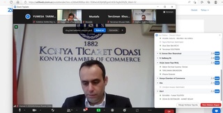 Туркия Республикасининг “Konya Ticaret Odası” компанияси билан видеомулоқот ташкил этилди