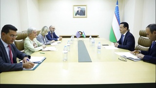 Грециянинг Ўзбекистондаги элчиси билан учрашув бўлиб ўтди