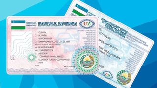 Дар Ўзбекистон муҳлати ивазкунии гувоҳномаҳои ронандагиро ба як соли дигар дароз карданд