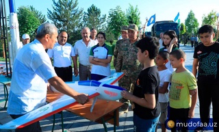 В Фергане состоялся военно-патриотический фестиваль