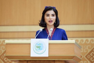 Саида Мирзиёева дар конфронси байналмилалӣ дар Туркманистон иштирок кард