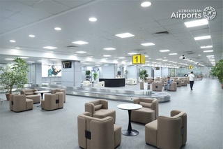 An updated VIP lounge is available for passengers arriving in Tashkent