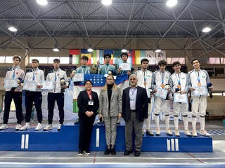 Rapiers of Uzbekistan were awarded gold and bronze awards