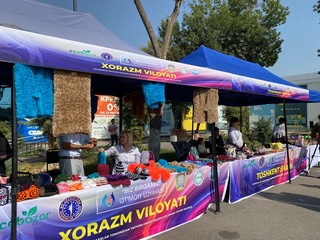 Nogironligi boʻlgan shaxslar tomonidan tayyorlangan maxsulotlarning respublika savdo yarmarkasi boʻlib oʻtmoqda