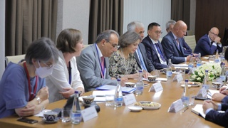 Энергетика вазирлигида франциялик мутахассислар билан учрашув бўлиб ўтди