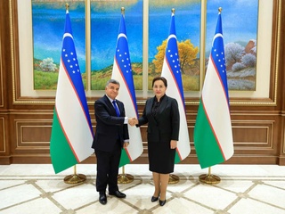 Олий Мажлис Сенатында Алжирдиң Өзбекстандағы Елшиси менен ушырасыў болып өтти