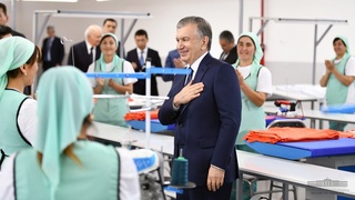 Дар ноҳияи нав корхонаи нав ба истифода дода шуд