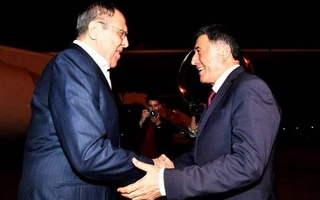 Russian Foreign Minister Sergey Lavrov has arrived in Tashkent