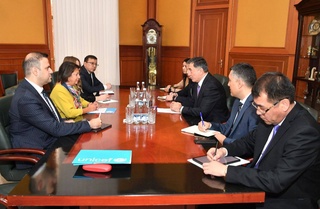 Вазири корҳои хориҷии Ӯзбекистон бо директори минтақавии ЮНИСЕФ дар Аврупо ва Осиёи Марказӣ мулоқот кард