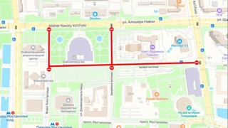 Toshkentda ayrim koʻchalar avtotransport harakati uchun yopiladi