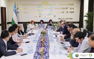 A meeting was held at the Preschool Education Agency with the participation of representatives of the Islamic Development Bank, the Global Partnership for Education and UNICEF in Uzbekistan