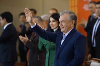 Президент Шавкат Мирзиёев Осиё кубоги финалини томоша қилди