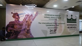 В Самарканде стартовал международный шахматный турнир на «Кубок Сохибкирана»