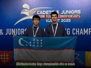 Узбекские фехтовальщики завоевали золото и бронзу на чемпионате Азии
